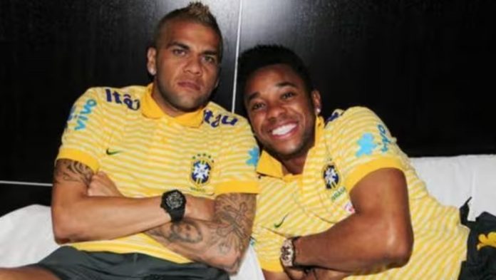 Daniel Alves e Robinho