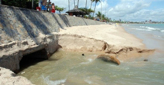 esgoto mar joao pessoa